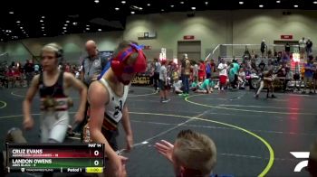 75 lbs Round 4 (6 Team) - Landon Owens, Ares Black vs Cruz Evans, Aggression Legionaries