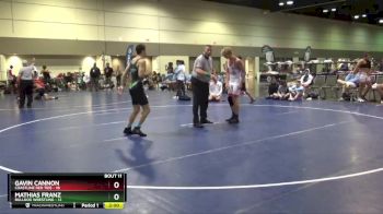 145 lbs Round 2 (16 Team) - Mathias Franz, Bulldog Wrestling vs Gavin Cannon, Coastline Red Tide