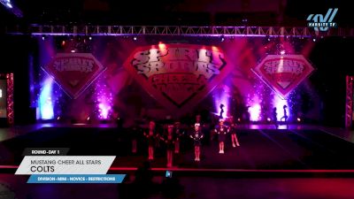 Mustang Cheer All Stars - Colts [2023 L1 Mini - Novice - Restrictions Day 1] 2023 Spirit Sports Dallas Nationals
