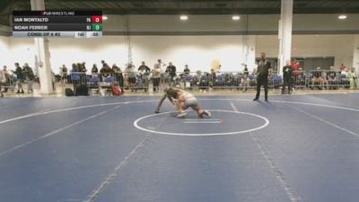 85 lbs Consi Of 8 #2 - Ian Montalto, PA vs Noah Ferrer, NJ