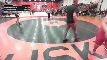 285 lbs Champ. Round 2 - Blake Frederick, TUTTLE (OK) vs Gavin Ericson, Lombard (MONTINI)