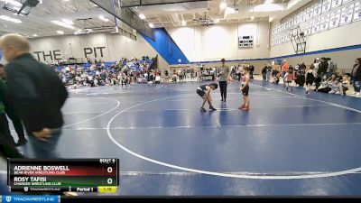 85 lbs Round 1 - Rosy Tafisi, Charger Wrestling Club vs Adrienne Boswell, Bear River Wrestling Club