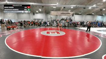 144 lbs Champ. Round 1 - Anastacio Romero, Pueblo County vs Aidan Green, Lewis-Palmer