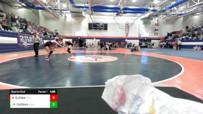 130 lbs Quarterfinal - Kira Cailteux, Minooka vs Anabelle Guthke, Batavia