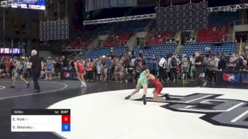 100 lbs Rnd Of 32 - Elijah Hyet, Iowa vs Samuel Sikorsky, Illinois