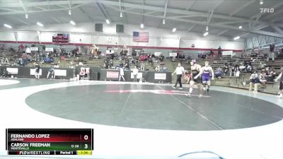 157 lbs Cons. Round 3 - Fernando Lopez, Ashland vs Carson Freeman, Montevallo