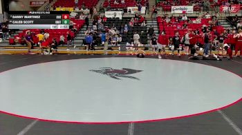 141 lbs Champ. Round 1 - Danny Martinez, SIU Edwardsville vs Caleb Scott, Unattached