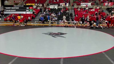 141 lbs Champ. Round 1 - Danny Martinez, SIU Edwardsville vs Caleb Scott, Unattached
