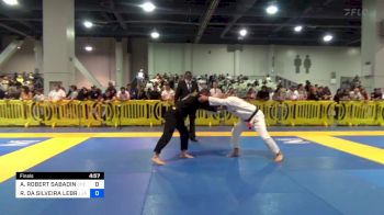 ANGELO ROBERT SABADIN vs RÉGIS DA SILVEIRA LEBRE 2024 American National IBJJF Jiu-Jitsu Championship