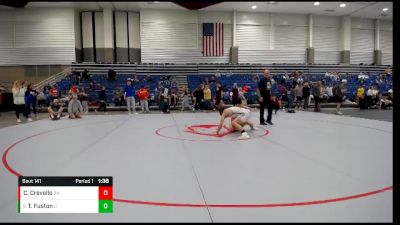 141 lbs Champ. Round 1 - Trey Fuston, Webo Wrestling Club vs Cas Crevello, Bloomington North