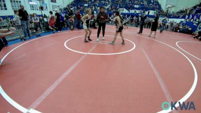 90 lbs Quarterfinal - Dalis Ramsey, Tecumseh Youth Wrestling vs Abby Listeerman, Perkins