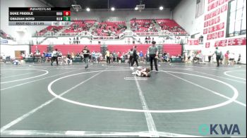 52 lbs Rr Rnd 2 - Duke Friddle, Rough Riders vs Obadiah Boyd, Harrah Little League Wrestling