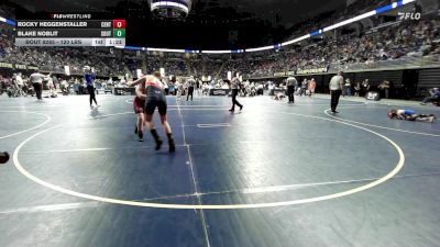 120 lbs Consy Pigtails - Rocky Heggenstaller, Central Mountain vs Blake Noblit, Southern Columbia