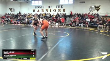 190 lbs Cons. Semi - Cael Lange, Waukon vs Caleb Hogan, Wapsie Valley