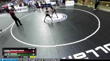 114 lbs Cons. Round 4 - Jacob Jimenez, Total Kaos Wrestling Club vs Lewis Fofanah-Afkar, California