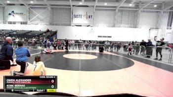 102 lbs Cons. Round 3 - Owen Alexander, Penfield Youth Wrestling vs Kobe Bernas, Paners Wrestling Club (Pittsfo)