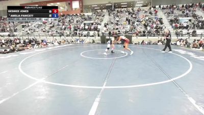 U23 Women - 68 lbs Champ. Round 2 - Desiree Jones, CA vs Amelia Fawcett, AK