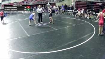 100 lbs 3rd Place Match - Daniel Gregory, Junior Titans Wrestling Club vs Evan Moosman, Valentine Wrestling Club