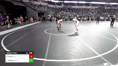 140 lbs Quarterfinal - Damien Ross, Mountain Home Flyers vs Lake Waters, MoWest Championship Wrestling