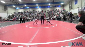 55 lbs Consi Of 8 #2 - Jeriah Henley, Skiatook Youth Wrestling vs Kamrei Downing, Berryhill Wrestling Club