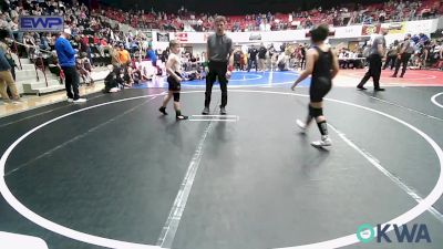 90 lbs Rr Rnd 1 - Lucas Sparks, Muskogee Rougher Youth Wrestling vs Landry Kindle, Warrior Wrestling Club