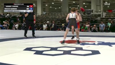 U15 GR - 52 lbs Champ. Round 3 - Jeremy Carver, Contenders Wrestling Academy vs Rocco Gannon, Inland Northwest Wrestling Training Center