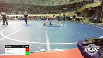 170 lbs Round Of 16 - Ryker Smith, Weatherford Youth Wrestling vs Kaden Nation, Cardinal Wrestling Club