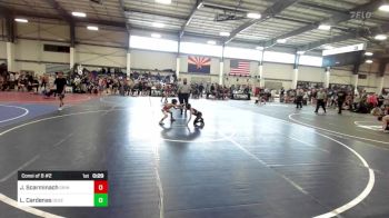 50 lbs Consi Of 8 #2 - John Scarminach, Grindhouse WC vs Luke Cardenas, Desert Dogs WC