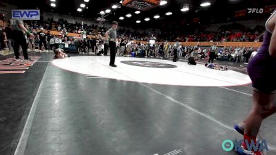 75 lbs Semifinal - Braxton Williams, Chickasha Youth Wrestling vs Joseph Gregory, Shelton Wrestling Academy