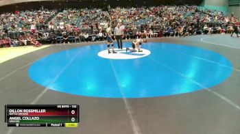 132 lbs Cons. Round 1 - Dillon Rossmiller, Battle Ground vs Angel Collazo, Gregori
