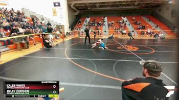 56-62 lbs Quarterfinal - Caleb White, Powell Wrestling Club vs Ryley Zurcher, Powell Wrestling Club