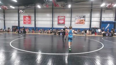 92 lbs Benex Velasco, North Carolina Blue vs Chayton Nielsen, California Silver