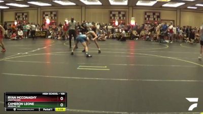 108 lbs Cons. Round 3 - Ryan McConaghy, Unattached vs Cameron Leone, Arsenal WC