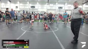 40 lbs Round 2 (6 Team) - Easton Sanders, Contenders WA vs Hayden Zemba, U2 Upstate Uprising