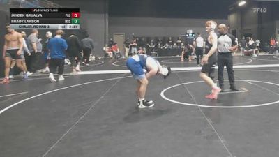 125 lbs Champ. Round 3 - Brady Larson, Murray State vs Jayden Grijalva, Pratt Community College