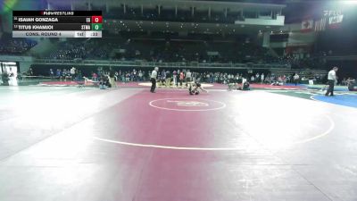 113 lbs Cons. Round 4 - Titus Khamjoi, St. Mary`s vs Isaiah Gonzaga, Elk Grove