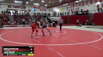 144 lbs Semifinal - Pryce Schueller, Maquoketa vs Gaige Miller, Wahlert, Dubuque