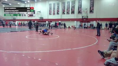 165 lbs Cons. Round 3 - Landyn Philpott, Southwestern Oregon Community College vs Ryan Carroll, Southern Oregon