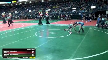 104 lbs Cons. Semi - Emma Shephard, FWC2 vs Emma Gorrell, WRN2