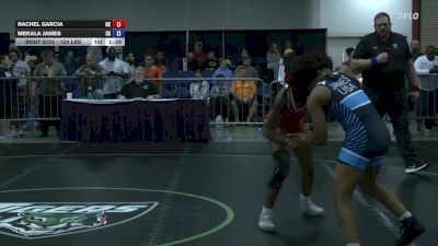 124 lbs Semifinal - Rachel Garcia, OK vs Mekala James, CA