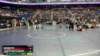 2A 144 lbs Semifinal - Charles `Bear` Schaefer, Trinity vs Hunter Digh, East Gaston