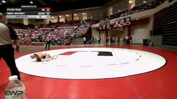 100 lbs 3rd Place - Kylee Tran, Tulsa Union Girls vs Remy Whitney, Mcloud HS Girls