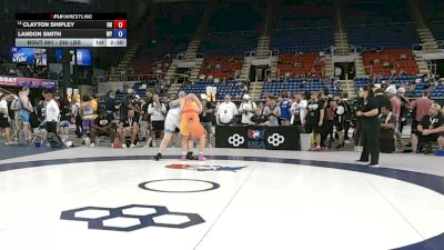 285 lbs Champ. Rd Of 128 - Clayton Shipley, Ohio vs Landon Smith, Wyoming