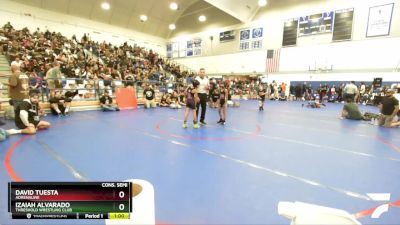 63 lbs Cons. Semi - Izaiah Alvarado, Threshold Wrestling Club vs David Tuesta, Adrenaline