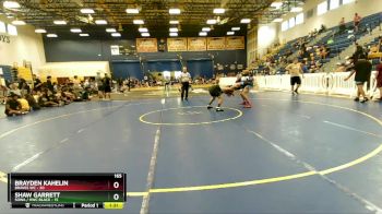 165 lbs Round 7 (8 Team) - Shaw Garrett, SOWA / HWC BLACK vs Brayden Kahelin, Braves WC