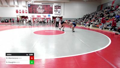 165 lbs Round Of 16 - Beau Mantanona, Michigan vs Sean Coughlin, George Mason - Unatt