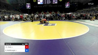 190 lbs Rnd Of 16 - Cade Ziola, NE vs Andrew McMonagle, PA