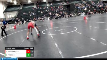 149 lbs Finals (2 Team) - Jason Hanenberg, Western Colorado vs Brik Filippo, Central Oklahoma