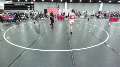 132 lbs Darius Dickinson, Team Wyoming Black vs Caleb Thompson, Virginia Freestyle