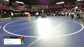 165 lbs 5th Place - Ryan Clink, Chico vs Aliaksandr Kikiniou, Poway